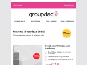 Pak deze deals voordat ze verdwijnen!