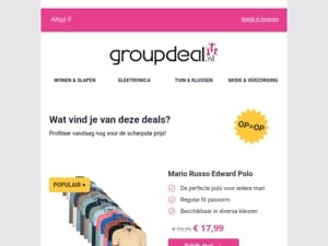 Iedere dag de beste aanbiedingen voor jou