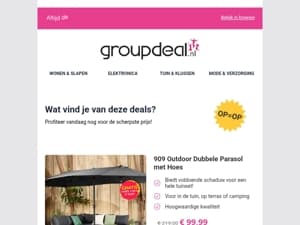 Pak deze deals voordat ze verdwijnen!