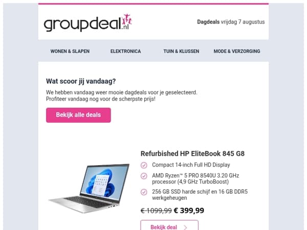 Ontdek de Refurbished HP EliteBook 845 G8 vandaag! 💻
