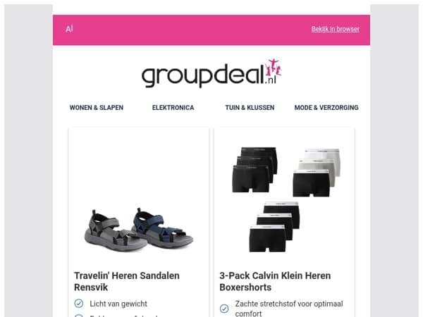 Bekijk de beste deals van deze week!
