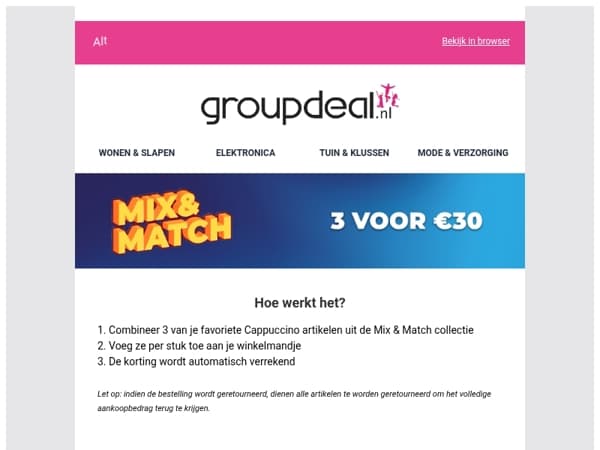 Ontdek de nieuwe Mix & Match deals — combineren = besparen!