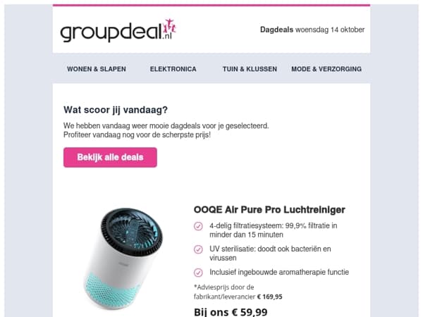 Frisse lucht met de OOQE Air Pure Pro! 🌬️