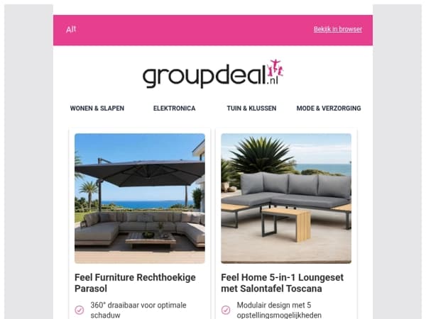 ☀️ Maak je tuin zomerproof met deze deals