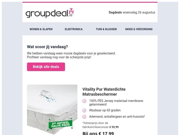 Ontdek onze Vitality Pur Matrasbeschermer! 🛏️