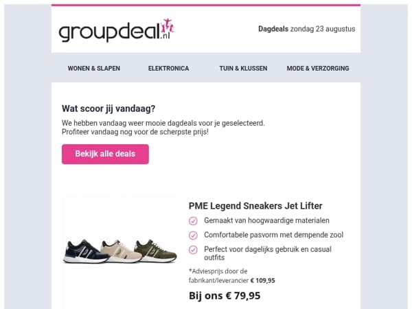 Zondagse deal: PME Legend Sneakers in de spotlight! 👟