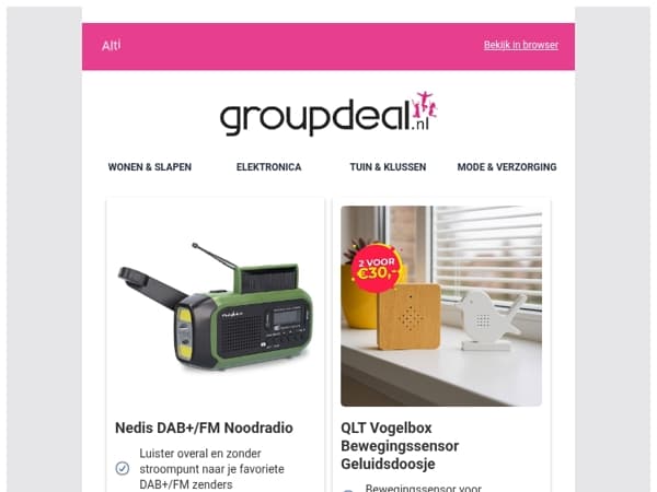 Bekijk de beste deals van deze week!