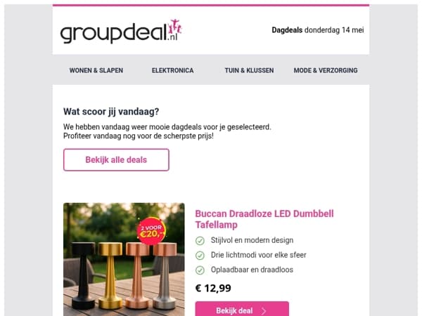 Pak deze deals voordat ze verdwijnen!