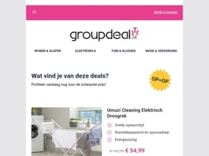 Korting, korting en nog eens korting!