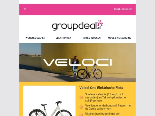 Ga erop uit met de elektrische fietsen van Veloci! 🚲🌳☀️