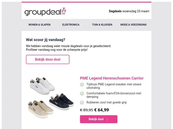 Iedere dag de beste aanbiedingen voor jou