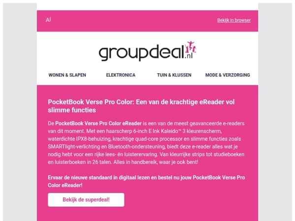 SUPERDEAL: Kleur, kracht en comfort in één eReader met de PocketBook Verse Pro Color! 📚📲