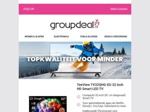 Televisies van TeeView extra scherp geprijsd!🚨