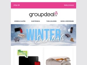 Winterdeals: Start het nieuwe jaar warm! ♨️