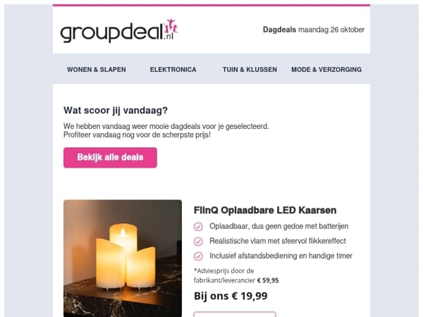 Verlicht je week met FlinQ LED Kaarsen! 🕯️