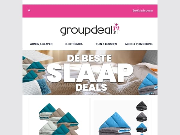 De meest comfortabele slaapdeals voor jou! 😴
