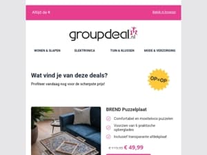 Bekijk de beste deals van de dag