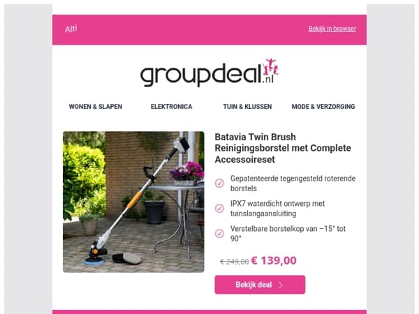 Buiten schoonmaken? Ontdek de kracht van Batavia