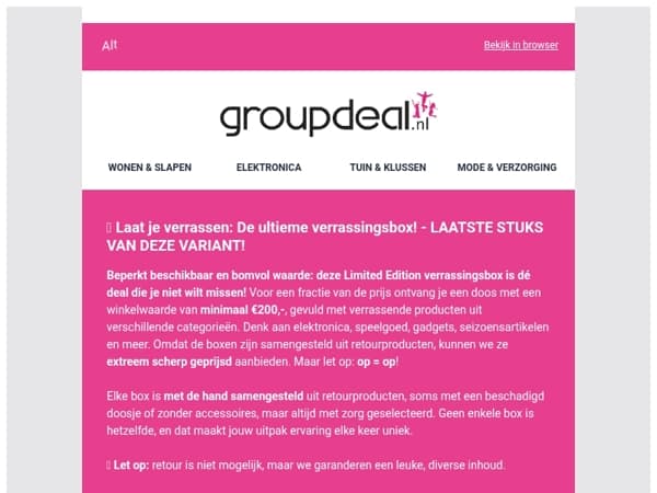 LAATSTE KANS: De ultieme verrassingsbox! 🎁