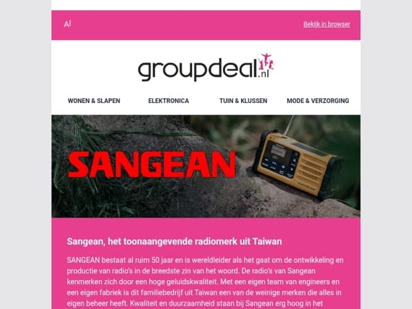 De beste deals van Sangean! 📻🔊