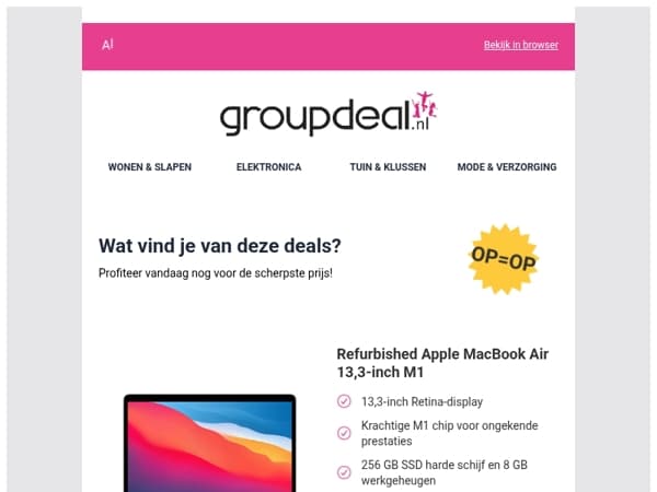 Iedere dag de beste aanbiedingen voor jou