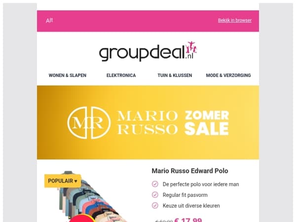 De Mario Russo ZOMERSALE is hier! ☀️👕