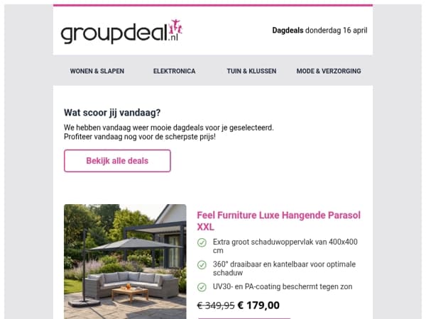 Pak deze deals voordat ze verdwijnen!