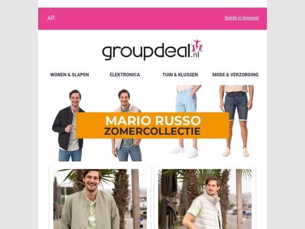 De Mario Russo Zomercollectie is vanaf NU beschikbaar! 👕