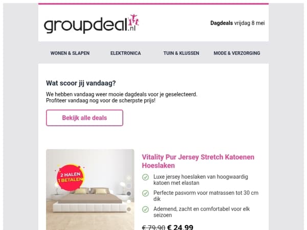 Korting, korting en nog eens korting!