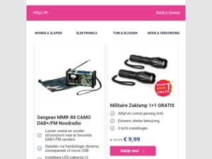 Bekijk de beste deals van deze week!