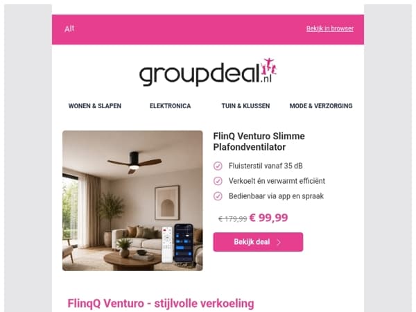 Comfort en sfeer in één: ontdek de FlinQ Venturo