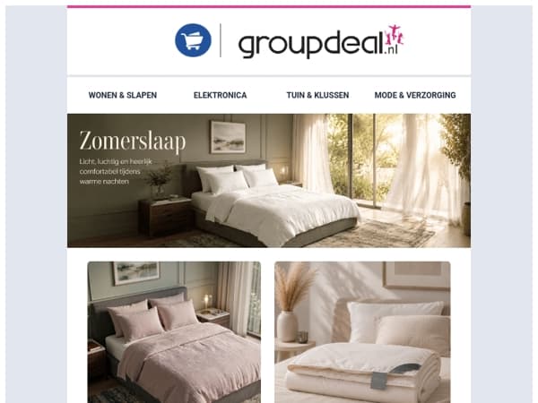 Slaap koel en comfortabel deze zomer ☀️