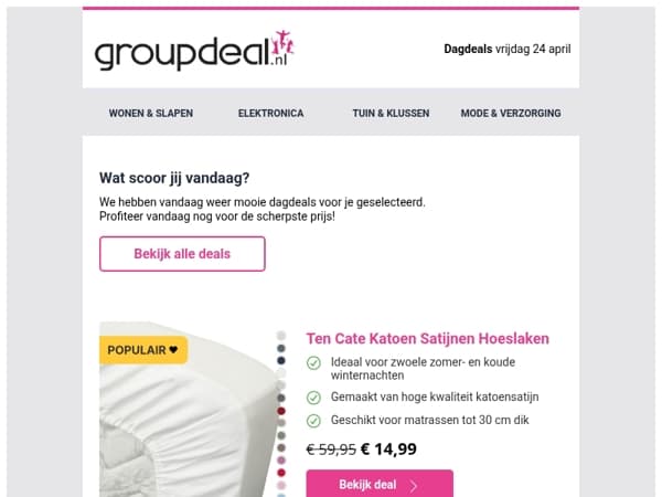 Korting, korting en nog eens korting!