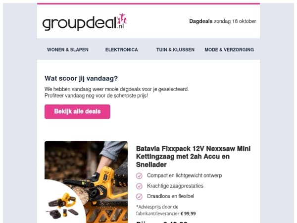 Ontdek de Batavia Kettingzaag en meer vandaag! 🛠️