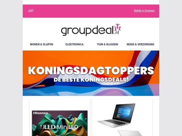 KONINGSDAGTOPPERS: De beste Koningsdeals! 👑🟧