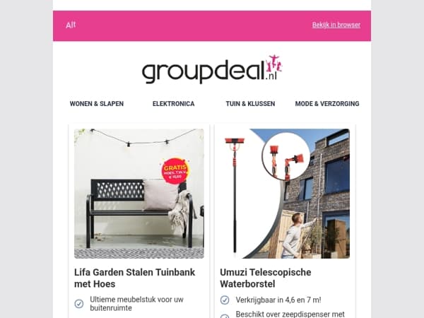 Bekijk de beste deals van deze week!
