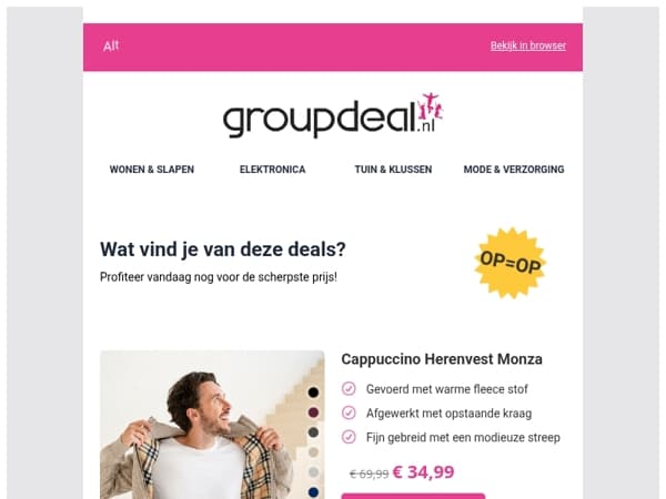 Korting, korting en nog eens korting!