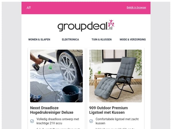 Bekijk de beste deals van deze week!