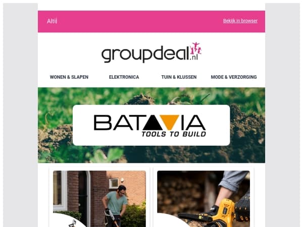 BATAVIA SALE: De beste tools voor deze herfst! 🧰🏡🍂
