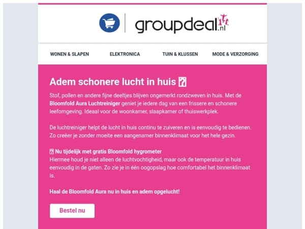 Tijdelijk: gratis hygrometer bij de Bloomfold Aura 🎁