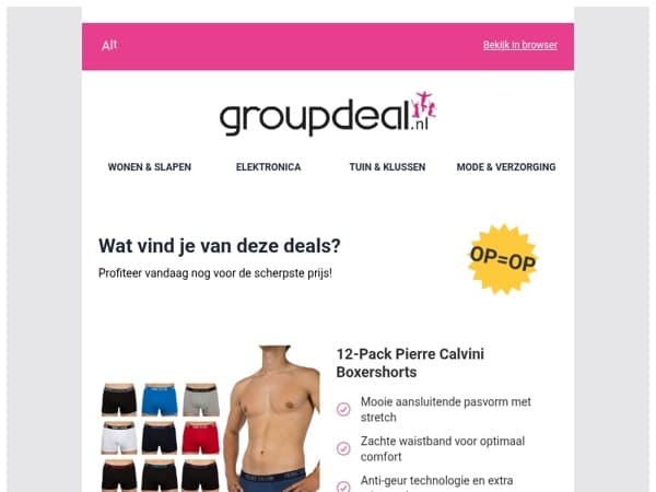 Pak deze deals voordat ze verdwijnen!