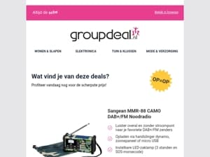 Pak deze deals voordat ze verdwijnen!