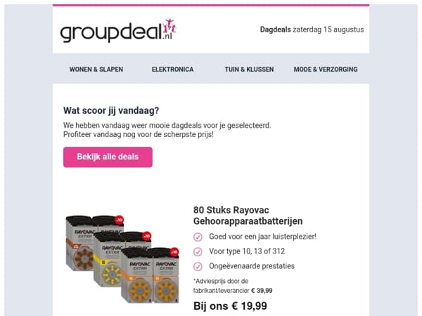 Vandaag: 80 Stuks Gehoorapparaatbatterijen 🔋