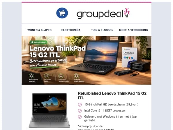 💻 Refurbished Lenovo ThinkPad: een slimme keuze