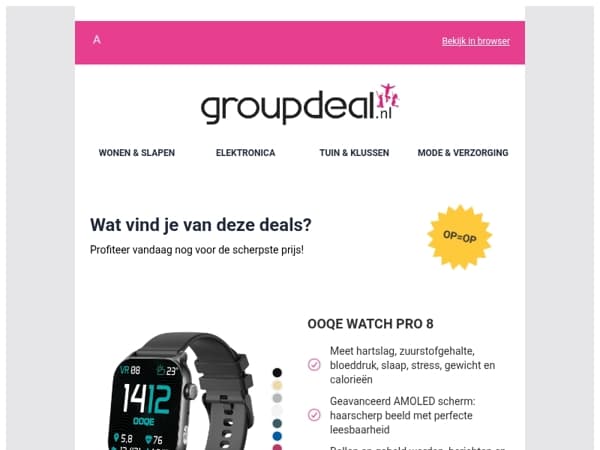 Korting, korting en nog eens korting!
