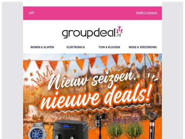 Dit wil je niet missen: nieuwe deals! 🏵️