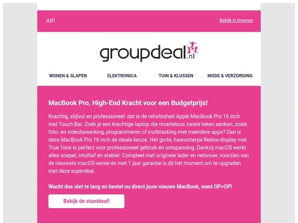 STUNTPRIJS: Refurbished Apple MacBook Pro 16-inch nog nooit zo goedkoop! 💻🚨