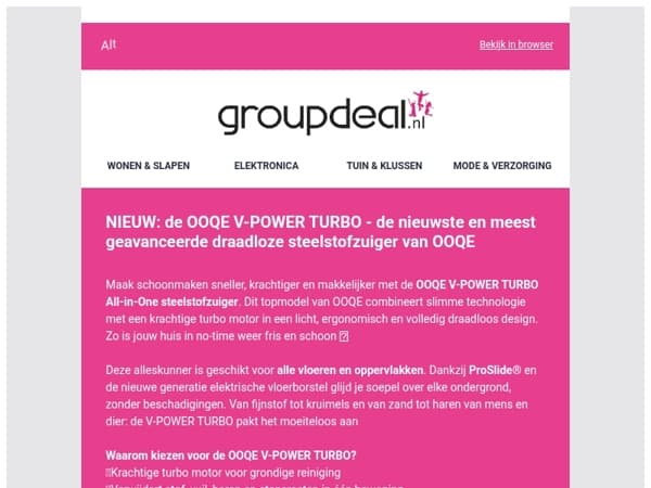 NIEUW ✨ De meest geavanceerde OOQE stofzuiger tot nu toe! ✨