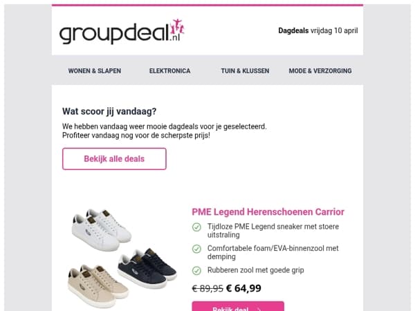 Korting, korting en nog eens korting!