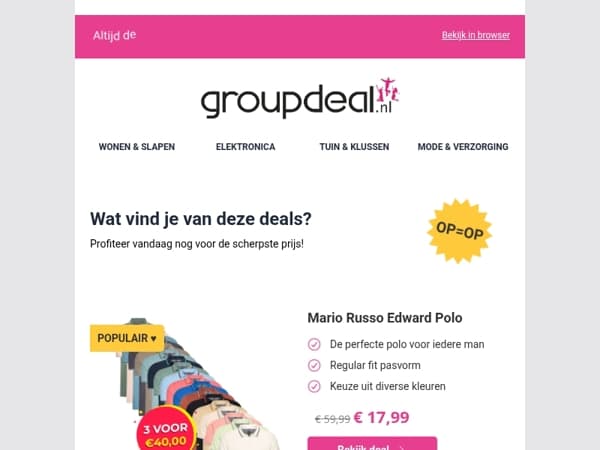 Pak deze deals voordat ze verdwijnen!